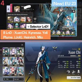 ETH619 – EU23 New Server Starter | 8 LnD Characters, XuanChi + Kynesaa + Yeli, Selector + Guaranteed Raymerry