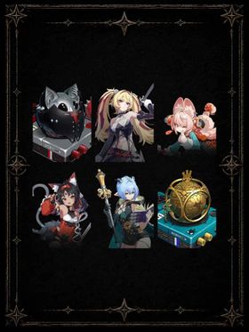 [ASIA] LV 5 | Claret + Crimson Thirst · Lucia + Dreamlit Hearth · Zhao | 13 Encrypted Tape | Starter | Signature W-Engine / Weapon / W1