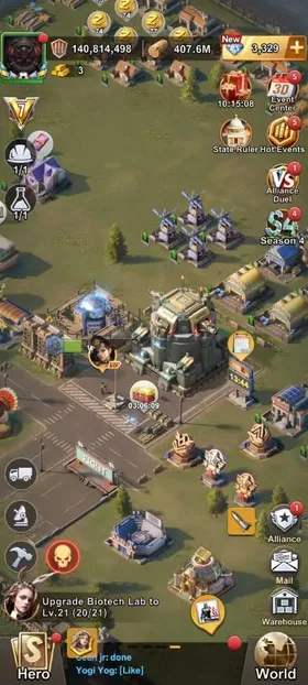 LZ051 | All Platform | 190M Peak Power | State 248 | HQ 28  | VIP 7 | 13 S Heroes | 3K Gems