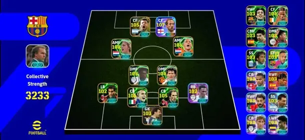 Kolektif 3233+ Johan Cruyff x Wesley Sneijder x Herry kane x Seedorf x Alexander Arnold x 3 manager booster