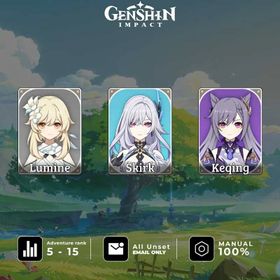 [ASIA] AR 10 | Skirk + Keqing C1 | All Unset | No Cheat | Fast Delivery | SkirkK10F