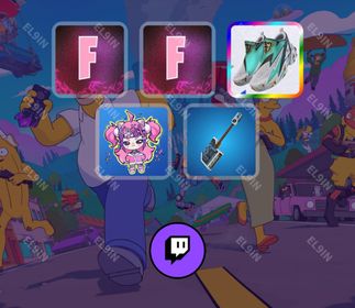 👑 Twitch Drops ❤️ Ironmouse x Fortnite  GAMW 🧨 Fortnite [Total 5 Items]