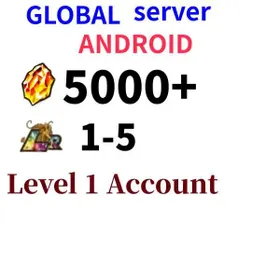 GLOBAL[Android][INSTANT]5000+ Dragon Stones+1-5 LR DRAGON BALL Z DOKKAN BATTLE Beginner Account Level 1 Account|Dragon Ball Z Dokkan Battle