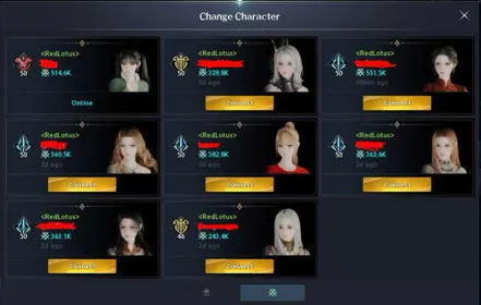 ⭐️️Sale⭐️️EZ KINAH FARM 8 CHAR IN 1 SERVER