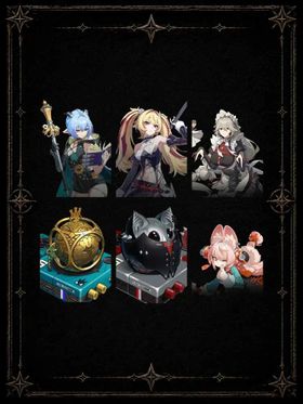 [ASIA] LV 5 | Claret + Crimson Thirst · Lucia + Dreamlit Hearth · Alexandrina · Zhao | 10 Encrypted Tape | Starter | Signature W-Engine / Weapon / W1