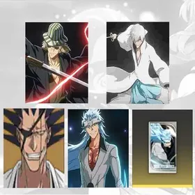EU server-Aplus| Urahara Kisuke + Ichimaru Gin + Zaraki Kenpachi + Grimmjow + Grimmjow weapon|Starter acc|Fast Delivery