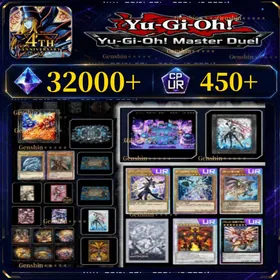 Yu-Gi-Oh! Master Duel][Fast Delivery]32000-35000 diamonds + [450UR dust + 600SR]|random 3-5 Royal Finish UR Card+Purchased the 3000 Gems Evil★Twin / Live☆Twin Set+Purchased the 2000 Gems 2025 New Year Bundle+Purchased the 3600 Gems Sky Striker Set.+Purchased the 2000 Gems 2025 WCS Set Included+Purchased the 3000 Gems Mikanko Lucky Card Set+ Summon Ticket above 200+Random 10 URs|[Send Konami account ]Unlinked Steam|Ranked played|Android/IOS/PC/Universal