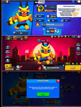 ⭐11500+ TROPHY🏆4 BRAWLERS MAX🎯NC FREE🌟17 UNIQUE SKINS♨️35 BRAWLERS UNLOCKED⚡WASP BO, KAIJU BUZZ🎯1961 COINS💰67 GEMS💎INSTANT DELIVERY