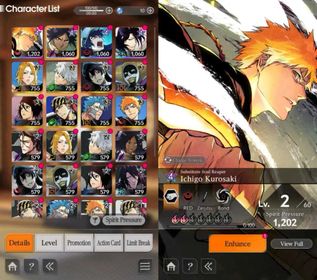 BMH12 – Global Starter Account | 5x 4-Star Characters | Ichigo x2 + Yoruichi + Bambietta + Byakuya