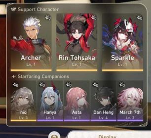 EU starter LT4 | Rin Tohsaka, Archer, sparkle | Female MC, 1Golden Companion Spirit | allunset Safe account No cheat |