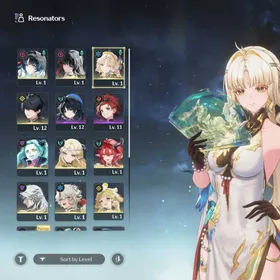Sea lv11| Suisui + Chisa+sign + Yangyang + Cartethyia + Ciaccona + Rebecca | Starter Account