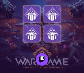 🧨 Twitch Drops 🧨 PMCFQ - rainbowwaffles GFRD 🌌 Warframe [Total 4 Items]