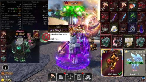 Iron Soul: Dungeon IS41⭐1 Night Elf💪Power66,047 NEW🐴 Trojan Pegasus⚔️ DMG 300 🪄 Seraph Grace(+9)Lv.76⚔️DMG 1683 📊 Level 50 💪 Power 66,047 ❤️ HP 30174 (5648+8929+15597) ⚔️ ATK 3795 (1683+4+2108) 🎯 Critic Rate +61% 💥 Critic Damage +108% (20%+88%) ⏳ CD Reduction +44% 🔮 Skill Damage +40% ⚡ Ultimate Charge Rate +18% 👟 Move Speed +50% 🏃‍♂️ Dash CD Reduction +0% 📏 Dash Distance +0%   🏆 Highest Power Rank -- 📈 Current Power Rank 1000+ 🗺️ World Cleared 72 ☠️ Total Kills 25,478 🔨 Forge Times 76 ⏱️ Total Play Time 10h 23m ⚔️ Weapons Unlocked 36/108 🪖 Helmets Unlocked 15/46 🛡️ Breastplates Unlocked 12/46 📜 Scrolls Unlocked 9/21  🟢The account no email no phon 🟢The account does not have a green hat  🎀You can feel comfortable purchasing my account✅Auto Delivery