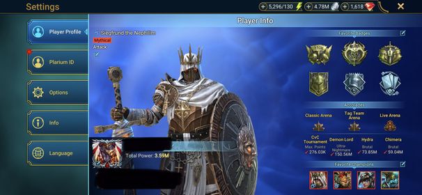 [4 Mythical Champions][3.59M] Lady Mikage,Nais,Siegfrund,Lazarius 376 + 41 LEGENDARY (Queen of Hearts(5*),Ithos,Noelle,Arb,Fabian(5*)/x2,Elva,Basim,Oella,Pythion,MK...) + 2k UNM + RTA AVATAR