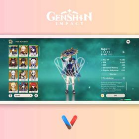 [ASIA] AR 58 || 13 🌟5 CHARACTER || 6 SIGNATURE CHARACTER 🌟5 || Emily Signature, Raiden Signature, Hutao Signature, Ayaka Signature, Kazuha Signature, Diluc Signature