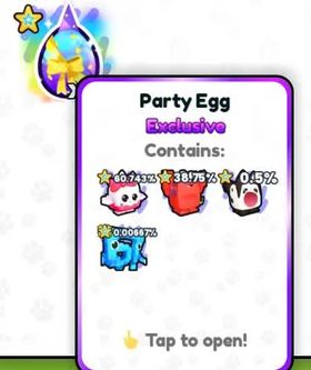 7x Party Egg - Pets Universe