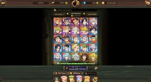 Asia | Starter | 399K CC | 3UR + Lancelot,Sabunak,DK Meliodas) Ha Yuri Zahard |Code Only| (SDS1810)