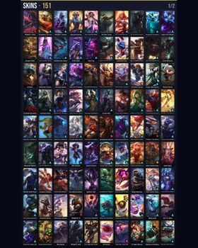 🌍 EUW ⭐ Unranked 🎨 151 Skins 🏆 170 Champions 💙 24K BE 📈 Level 415 🔥 Riot Kayle 🏅 3 Victorious 🏅 2 Three Honors 🏅 Riot Girl Tristana 🏅 Urfwick 💎 2 Ultimate 💎 2 Mythic 💎 7 Legendary 🔹 Spirit Guard Udyr 🔹 Pulsefire Ezreal 🔹 Dreadnova Darius m9691786353