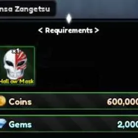 Tensa Zangetsu | Lineage Piece | Instant Delivery | Fast&Safe