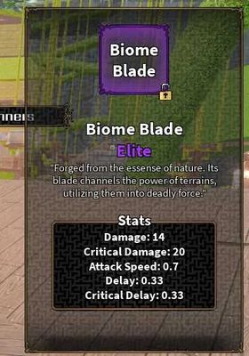 Biome Blade | The Veil