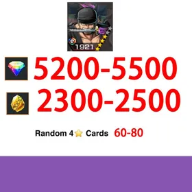 Global|IOS/Only|5200-5500RD|2300-2500GF|Onigashima Zoro+60-80 random hero|100% Safe Account|