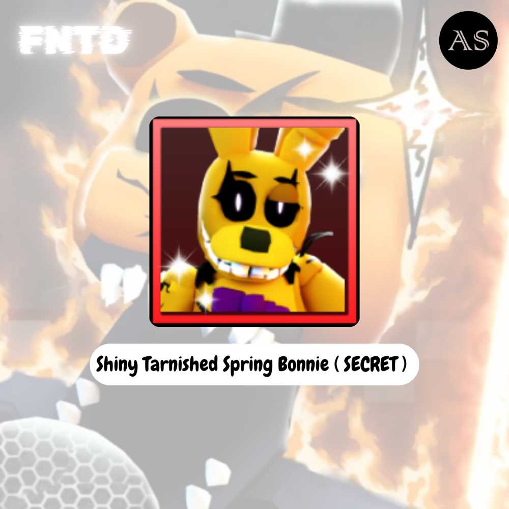 Shiny Tarnished Spring Bonnie ( Secret ) [ Five Nights TD ] ( FNTD )