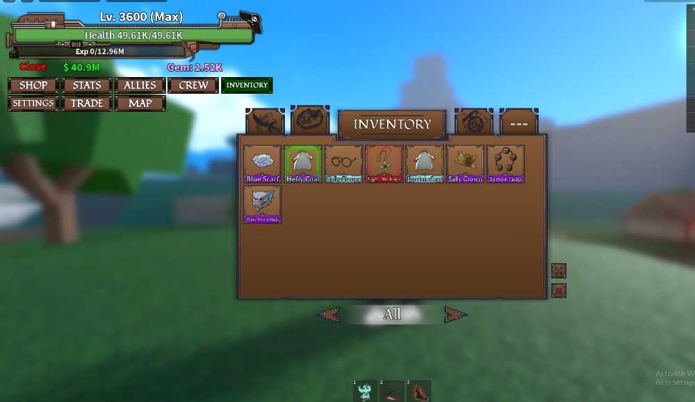 [King Legacy] Lv3600MAX 4 Legendary Sword (Acroscyth) All hydra