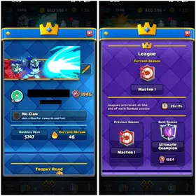 KT16 ✨ Level 1946 ✨ 25 Cards Lvl 16 ✨ 42 Cards Lvl 15 ✨ 103 Cards Lvl 14 ✨ 24 Evolution ✨ 5 Heroes ✨ Free Brawl Star ✨ 51k Trophies ✨ Instant Delivery