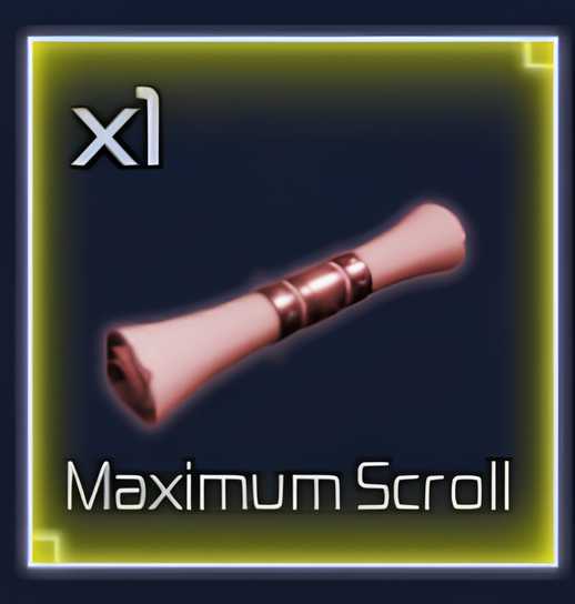 Maximum Scroll | Jujutsu Infinite | Instant Delivery when online