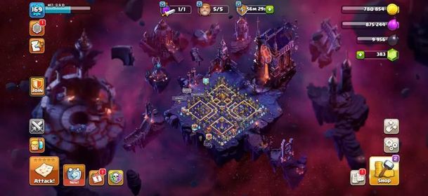 Rare Th 16 Max ​➲ 325 Walls Full Max ​➲ Cosmic Scenery ​➲ Max Def ​➲Heros-58-65-34-30 ​➲ BEST-DEAL
