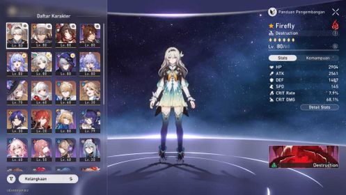 ASIA TL 66 Male - Firefly, Fugue, Robin, Feixiao, The Herta, Clara, Moze E6, Gepard | ALL Unset F2P | Email Dummy