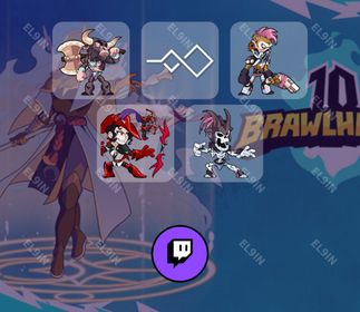 👑 Twitch Drops 💜 Brawlhalloween ⚡️ Brawlhalla [Total 5 Items]