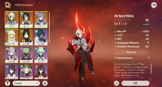 ASIA Female AR 10 Arlecchino +Xianyun full accsess