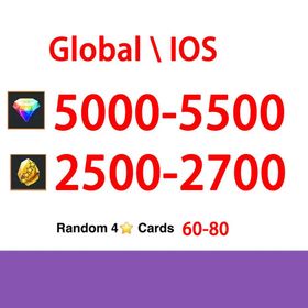 Global|IOS/Only|5000-5500RD|2500-2700GF|100% Safe Account|