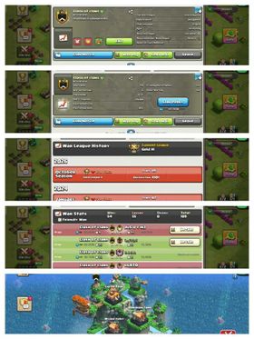 CLAN LEVEL 10 || GOLD LEAGUE 3 || NAME: clash of clans || RARE ENGLISH NAME || CLAN CAPITAL 7 || WIN- 54 | LOSS- 55 || LOW PRICE