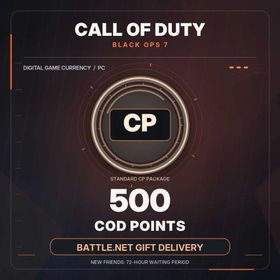 Black Ops 7 | 500 COD Points | Battle.net PC