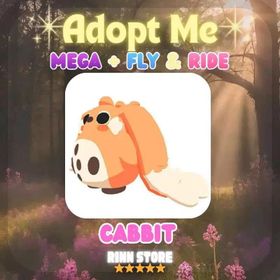 MFR Cabbit | Adopt Me Roblox | Mega Neon Fly Ride | BEST DEAL✅