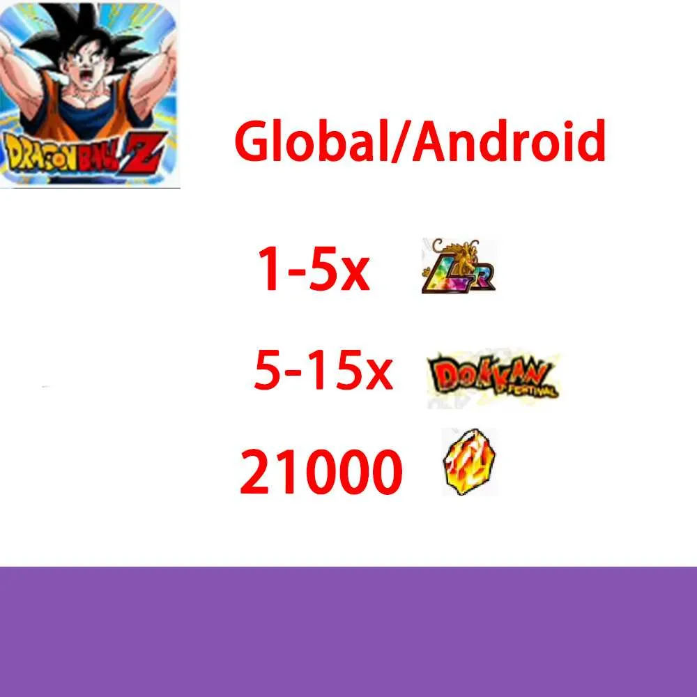 Global[Android /only]| 21000diamond]LR：1-5| Dragon Ball Z Dokkan Battle ...