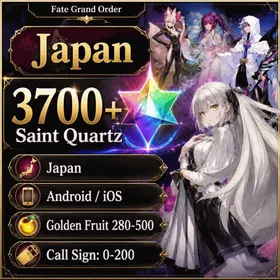 Japan | 3700+ Saint Quartz, Golden Fruit 280-500, Call Sign 0-200, Optional five stars not used | Ready Stock