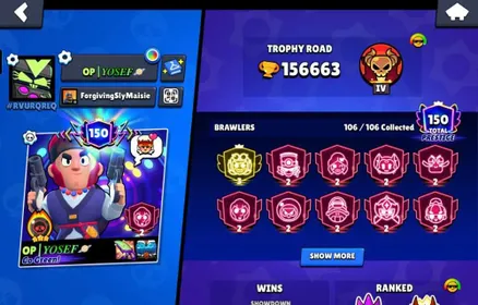 Account with +157000🏆 prestige 3 and masters and alot of prestiges more than150 prestige and more than500 skins, full maxed , alien fame. see description