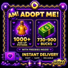 🧪 1000+ Age Up Potions | 💵 730K–900K Bucks | Adopt Me Account | Coordinated Delivery |