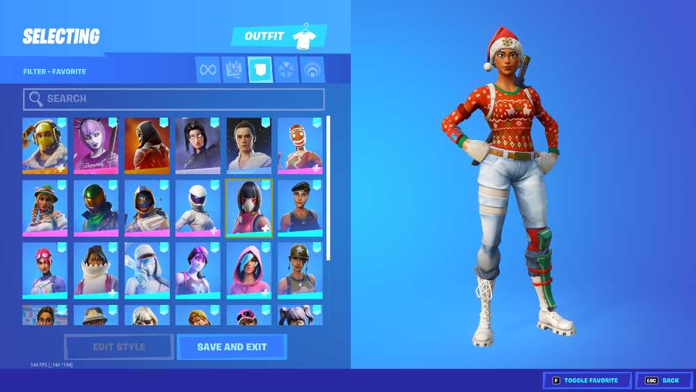Fortnite Account Every Battle Pass Exept This One 260 Paid Skins 122 Paid Pickaxe