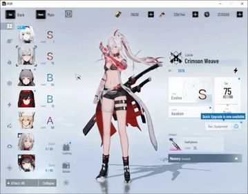 NA|Lv 45|11k BC|S Lucia Crimson Weave & S No 21 Feral|1 S Omniframe & 1 Wp Selector|Log Kuro|Take Mail|Check SS|(PGR2803)