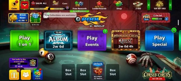 Level 510 🔶️ 78 CCP 🔶️ 20 Legendary Cues 🔶️ 1049B Winnings 🔶️ 150M Coins 🔶️ 2.6k Cash 🔶️ Limited Edition Rings 🔶️ Full Access