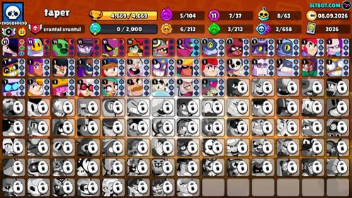BS | Taper | BRAWLERS 37/105 | 7 MAX HC | 4K TROPHY | GEMS 24 | CN FREE
