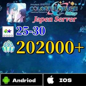 [Japen Server] 205000+Crystal]+Random 25-30 four-star|Beginner account - Completed tutorial only|Fast and safe delivery|Project Sekai