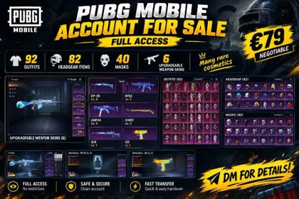 🔥 PUBG MOBILE ACCOUNT FOR SALE 🔥