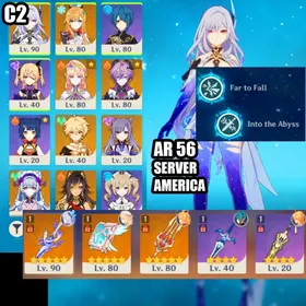 NAR56 UNSET BIRTHDAY⭐️Skirk C2 +Weapon5⭐️, Escoffier +Weapo5⭐️, Nicole + Durin + Keqing