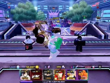 Anime Vanguards Gojo vs Sukuna unit Monarch/6 Monarch Units
