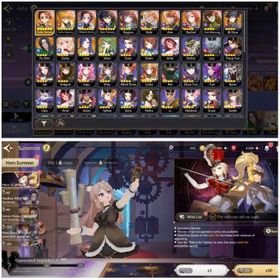 49-Global na/eu starter after tutor | 21 ssr full hero collab demon slayer + pet + 4k ruby + 533 standard ticket